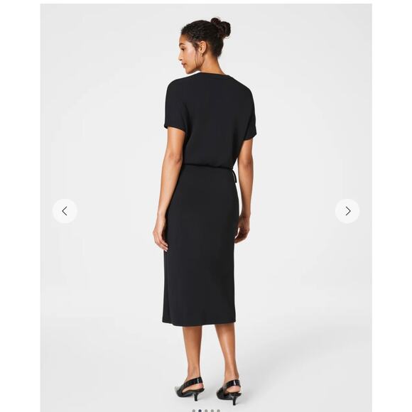 Spanx AirEssentials Midi Wrap Dress - Size Large - - Picture 2 of 7
